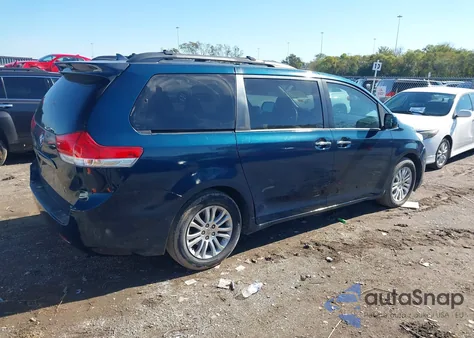 2012 Toyota Sienna Xle V6 8 Passenger from USA, damaged, VIN 5TDYK3DC4CS222321